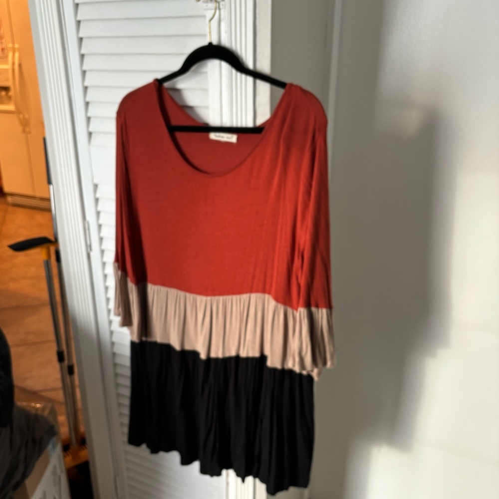 Fall colors  tunic